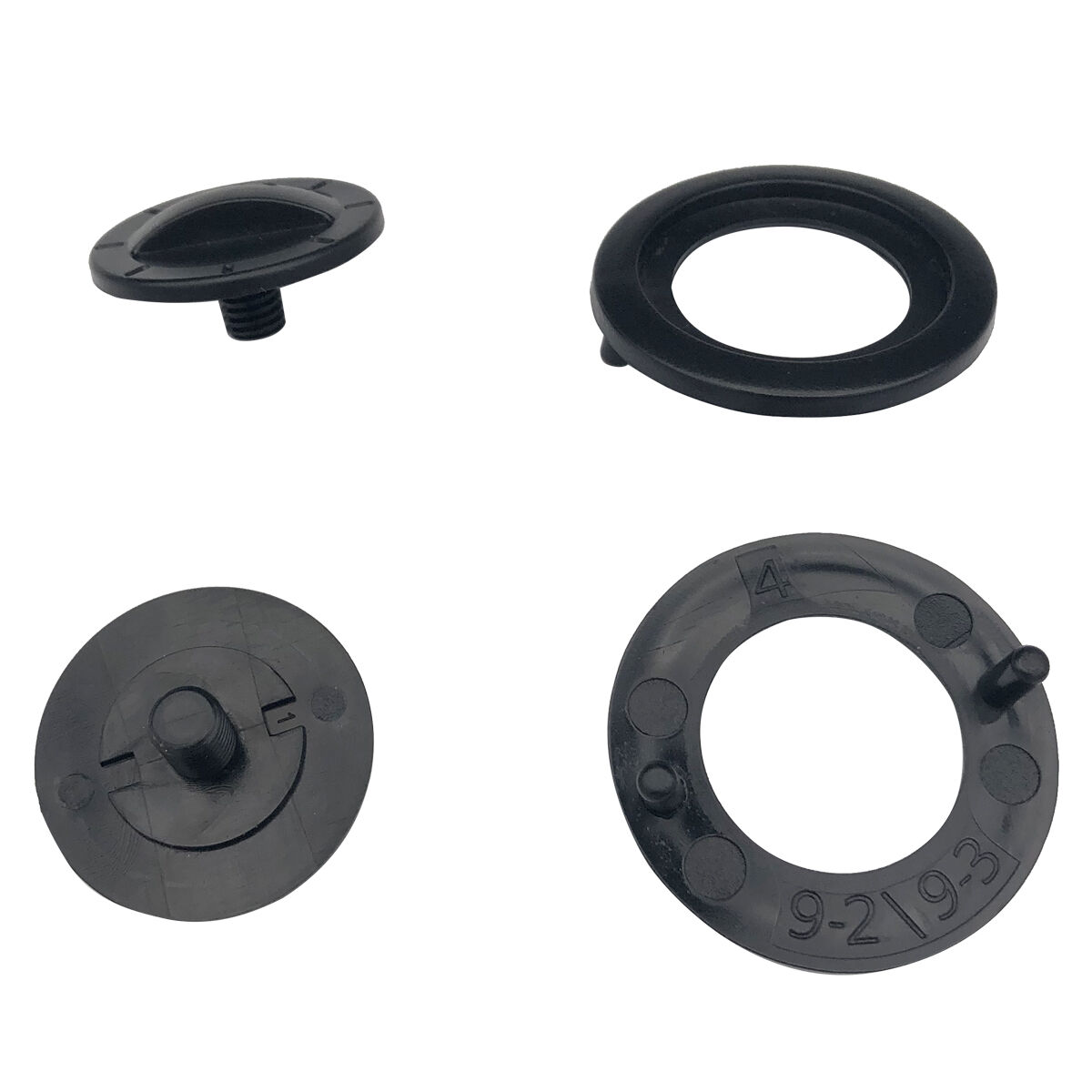 SNOW HELMETS VISOR SCREWS - QUIZ VISOR, Black-No Lens Reference, hi-res image number null